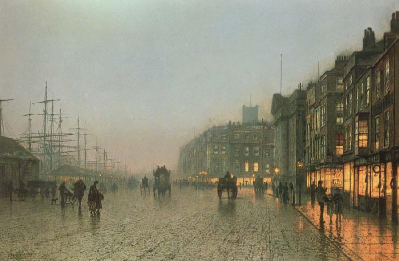 Atkinson Grimshaw Liverpoool from Wapping
